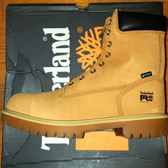 TIMBERLAND PRO STEEL TOE WORK BOOTS - Picture 1 of 3
